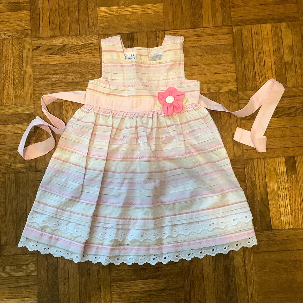 Pink sundress for little girls